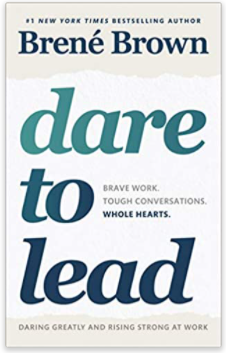 Dare to Lead by Brene Brown, book cover