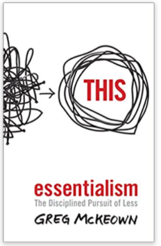Essentialism by Greg McKeown, book cover