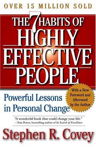 The 7 Habits of Highly Effective People by Stephen R. Covey, book cover