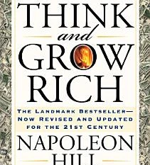 Think and Grow Rich by Napoleon Hill, book cover